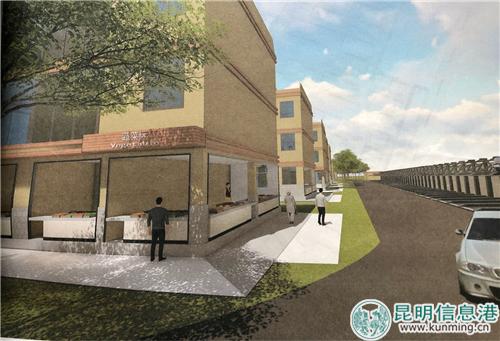 規(guī)劃中農(nóng)貿(mào)市場具有明確分區(qū)。