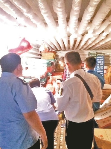 市場整治現(xiàn)場