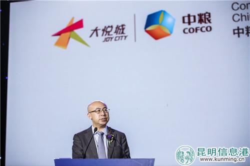 中糧置地總經(jīng)理兼中糧地產(chǎn)總經(jīng)理、大悅城地產(chǎn)執(zhí)行董事曹榮根。供圖