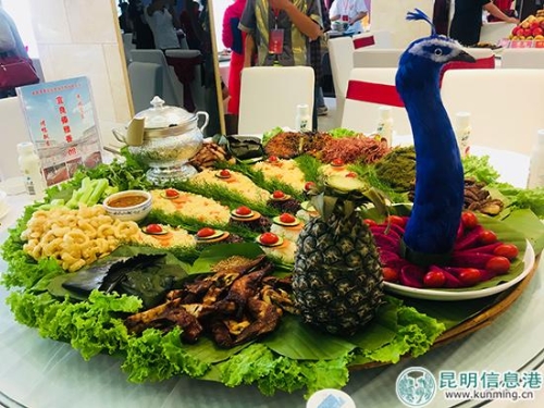 圖片2：烹飪技藝大賽上的美食。