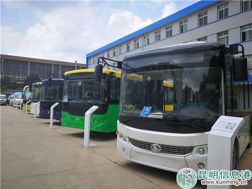 云南航天神州汽車有限公司生產(chǎn)的新能源公交車。勞學(xué)麗 攝