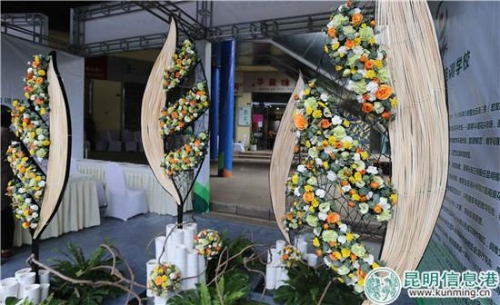 斗南分會(huì)場(chǎng)花藝作品展。