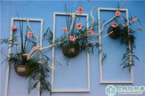 精美的花藝作品。1