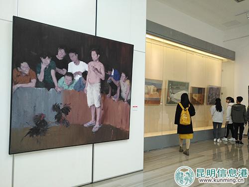 《暮趣—雞鶩》-張小東-油畫