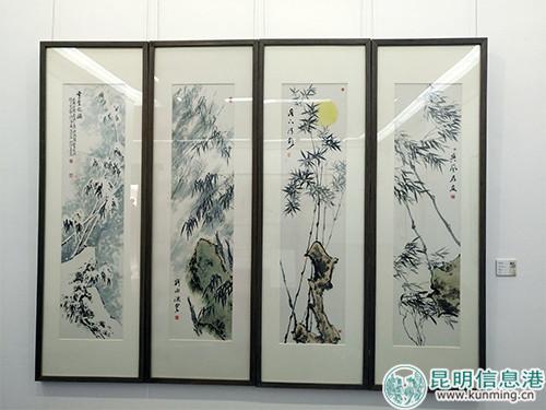 展出的部分作品。