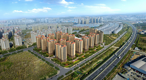 建設(shè)地點(diǎn)：昆明市官渡區(qū)矣六街道辦漁村地塊。效果圖