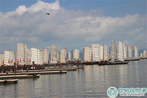 開(kāi)漁節(jié)，古滇名城千帆競(jìng)發(fā)   薛江濤攝