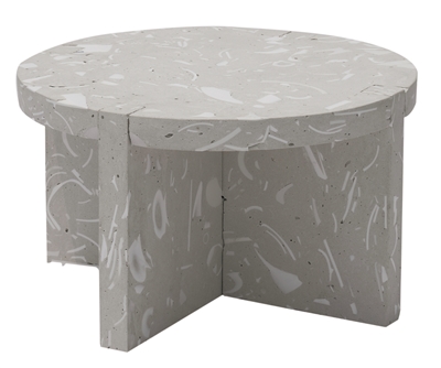 通過(guò)日用廢棄陶瓷回收應(yīng)用實(shí)驗(yàn)，將碎瓷重新融合做成實(shí)用的家具。2