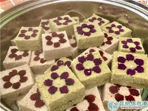 澄江藕粉糕和荷葉糕 澄江藕粉糕和荷葉糕