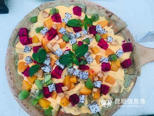 圖片2：廚藝大賽作品“豆腐披薩”。