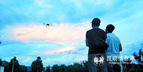 云南天翼智繪科技有限公司研究開發(fā)無人機近地遙感系統(tǒng)。受訪者供圖