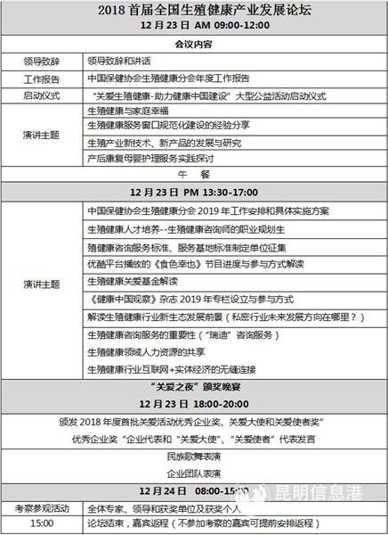 2018首屆全國(guó)生殖健康產(chǎn)業(yè)發(fā)展論壇議程 2018首屆全國(guó)生殖健康產(chǎn)業(yè)發(fā)展論壇議程