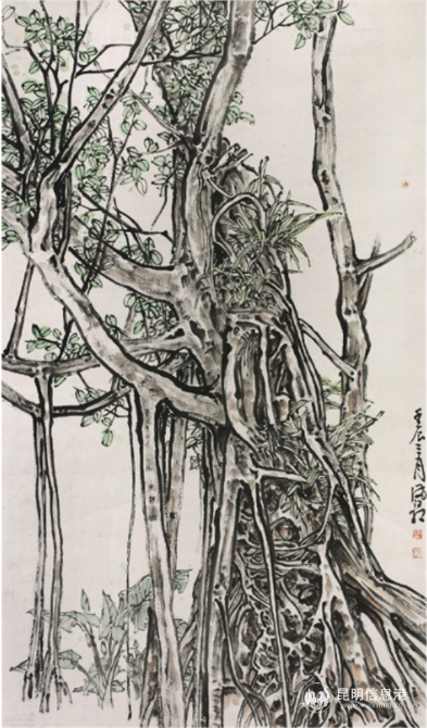 滿江紅 《根盤百曲石間生 》