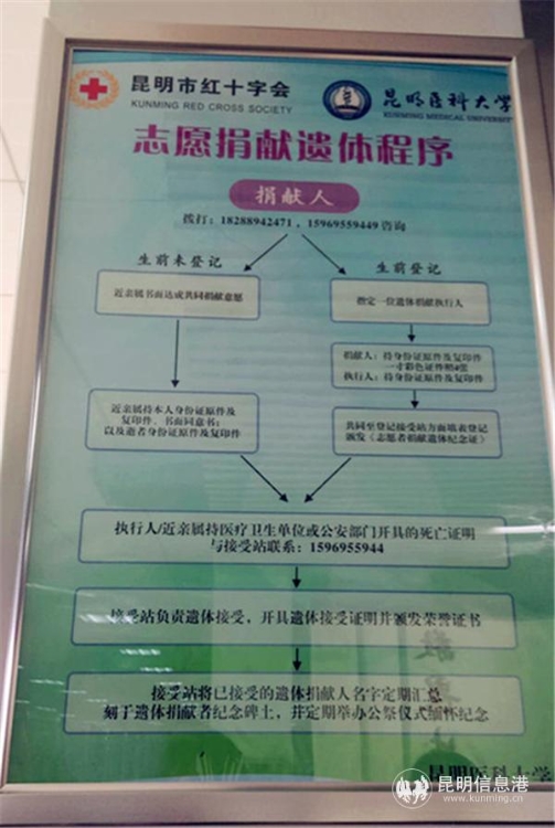 志愿捐獻(xiàn)遺體程序和流程