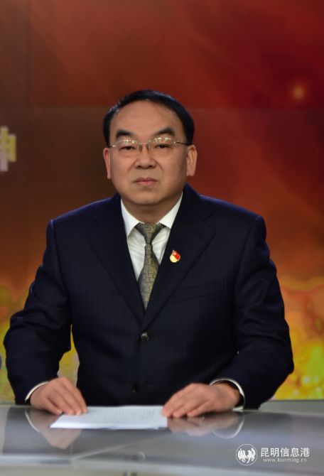 昆明滇池國家旅游度假區(qū)黨工委書記武 斌。掌上春城記者鄧斌攝