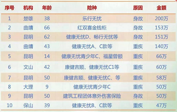 大額賠付概覽1 大額賠付概覽1