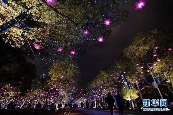 2月8日，市民行走在江西省南昌市街頭。2