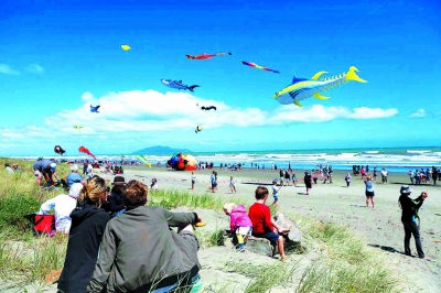 奧塔基國際風(fēng)箏節(jié)現(xiàn)場 奧塔基國際風(fēng)箏節(jié)現(xiàn)場