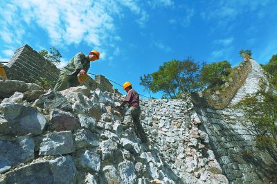 箭扣長城修復工程即將再啟動 未來三年修17座敵臺敵樓