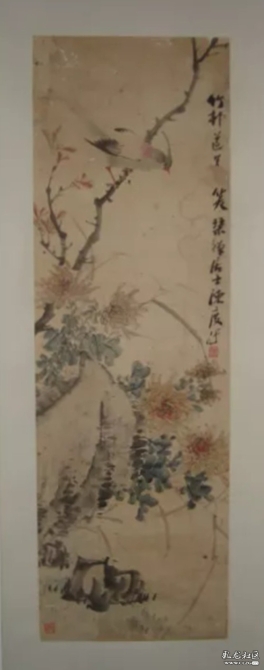 花鳥畫  琴禪居士陳度寫