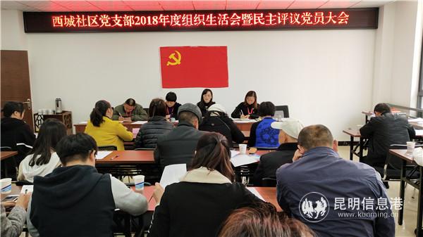 西城社區(qū)黨支部組織生活會 西城社區(qū)黨支部組織生活會
