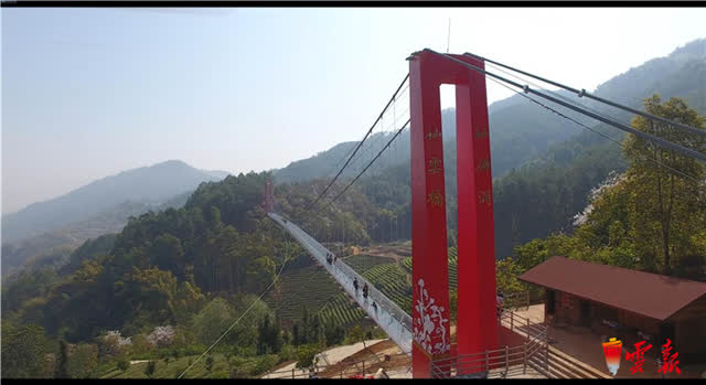 德宏首座7D玻璃天橋本月底對外開放1