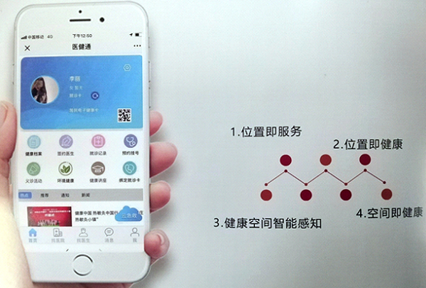 “山東醫(yī)健通”服務(wù)平臺(tái)界面