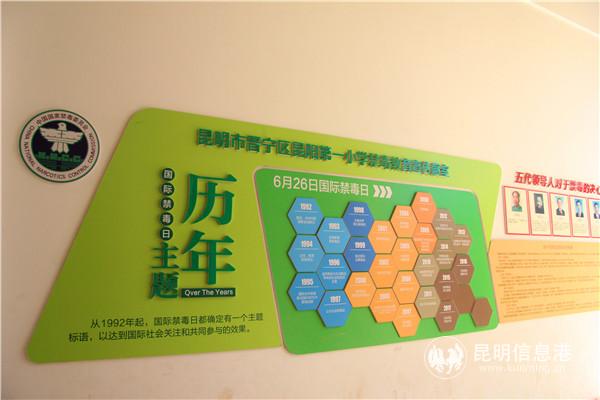 圖五 學(xué)校禁毒教育宣傳展室