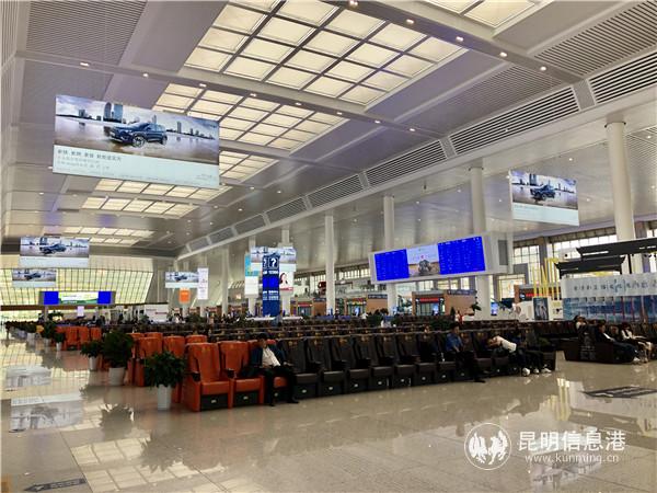 昆明南站。記者上官艷君攝