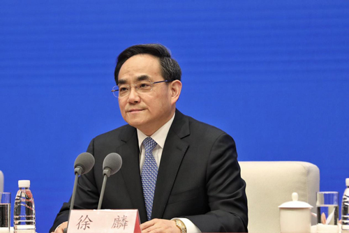 中宣部副部長、國務(wù)院新聞辦公室主任、亞洲文明對話大會籌委會副主任兼執(zhí)委會副主任徐麟 （李廈/攝）