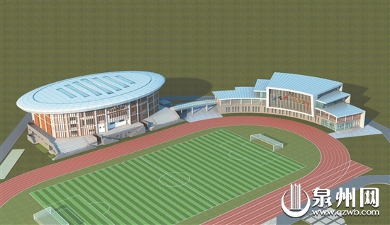 晉江職業(yè)中專學(xué)校體育館效果圖 晉江職業(yè)中專學(xué)校體育館效果圖