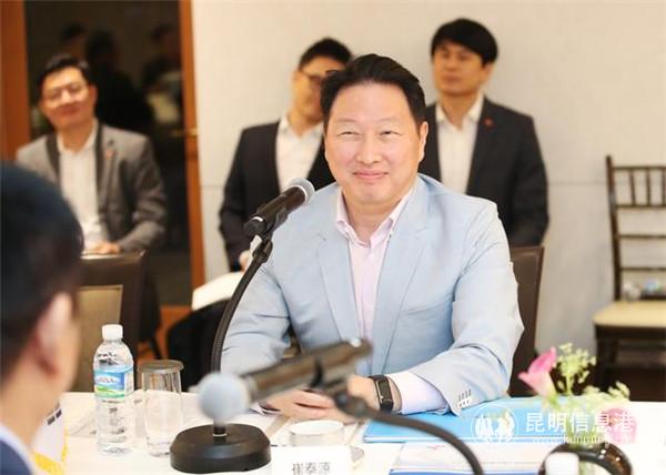 崔泰源在談合作愿景 崔泰源在談合作愿景