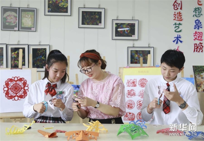 河北邢臺:非遺傳承進校園 #(教育)(2)河北邢臺:非遺傳承進校園