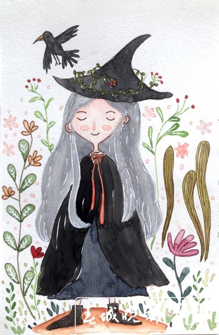 蘭夢(mèng)醒為自己文學(xué)作品制作的手工繪本插圖 (1).jpg