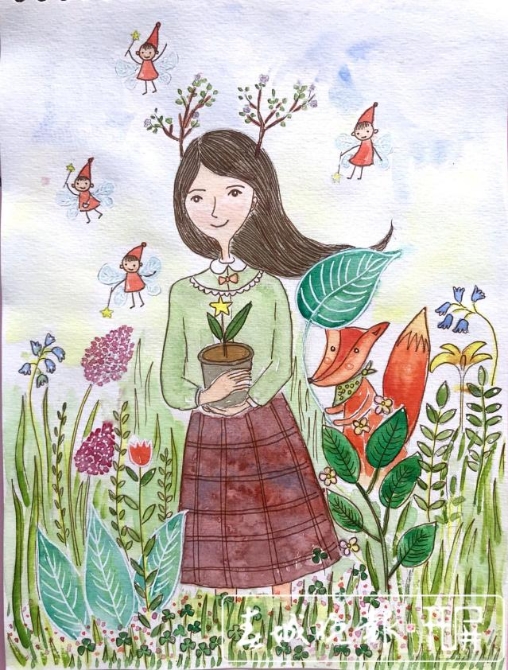 蘭夢(mèng)醒為自己文學(xué)作品制作的手工繪本插圖 (2).jpg