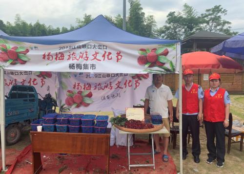 黃衢南峽口所“精準服務(wù)”助燃“楊梅旅游文化節(jié)”