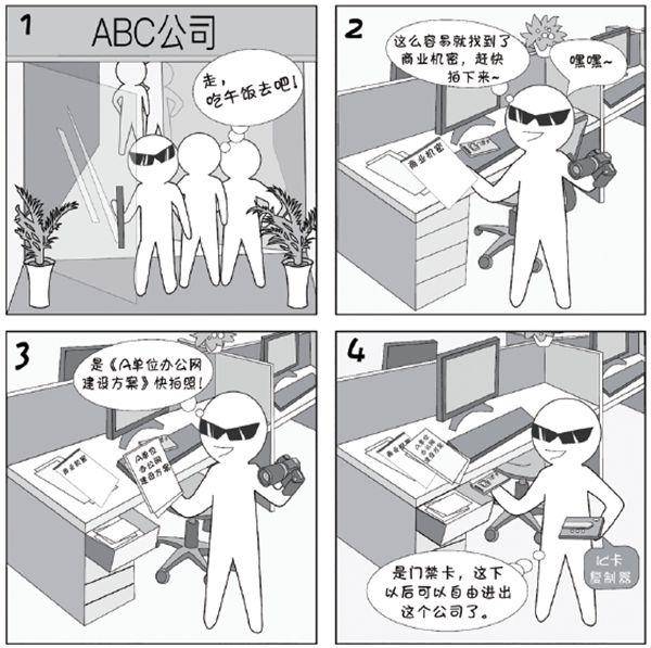 2018國家網(wǎng)絡(luò)安全宣傳周系列動漫④辦公區(qū)潛藏多少信息泄露風險？以下場景千萬別大意