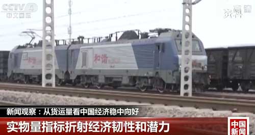 新聞?dòng)^察:從貨運(yùn)量看中國經(jīng)濟(jì)穩(wěn)中向好