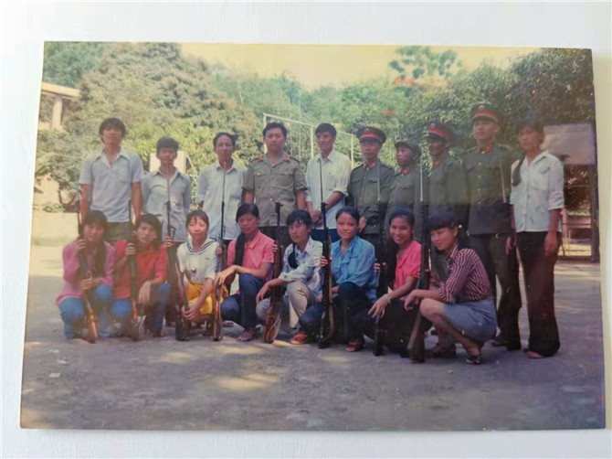 在河口人武部的主要工作就是組織當地民兵