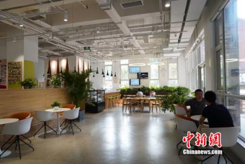 中關(guān)村雨林空間國際孵化器。<a target='_blank' href='http://www.chinanews.com/' >中新網(wǎng)</a>記者劉湃 攝