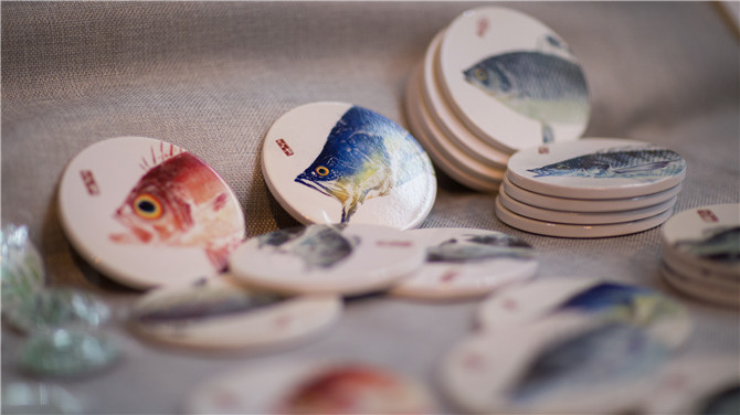 魚(yú)拓元素文創(chuàng)作品 魚(yú)拓元素文創(chuàng)作品