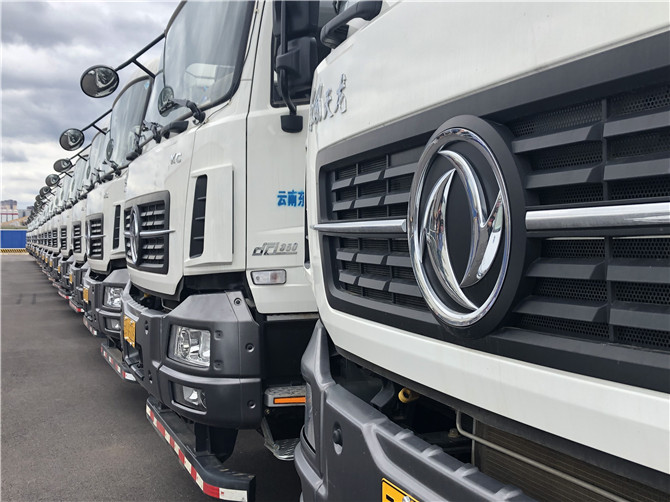 已完成交付渣土車