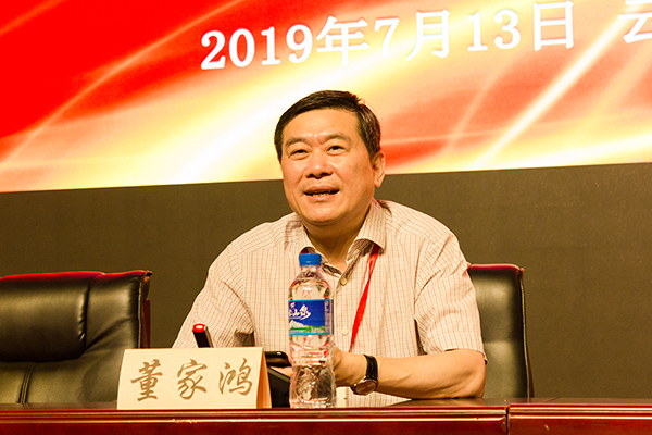 董家鴻院士。記者孫紅亮攝