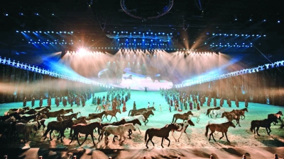 《蒙古馬》劇照 錫林郭勒職業(yè)學(xué)院供圖 《蒙古馬》劇照 錫林郭勒職業(yè)學(xué)院供圖