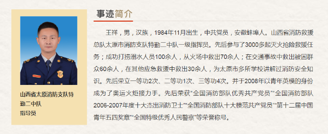 山西省“最美奮斗者”推薦人選