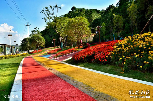 3、盤龍小游園之景潤(rùn)公園。彩龍社區(qū)網(wǎng)友雪玉攝