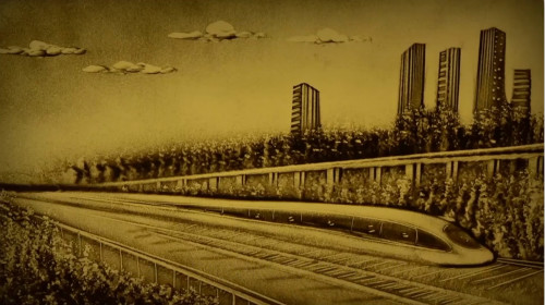 【沙畫】改革開放，讓夢想觸手可及