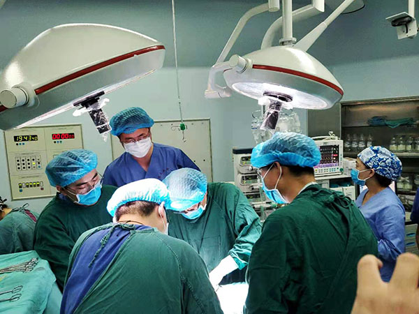 手術(shù)現(xiàn)場。供圖