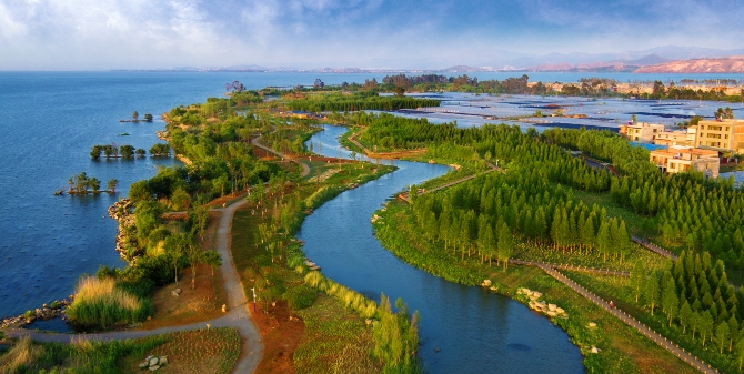 云南晉寧南滇池國家濕地公園