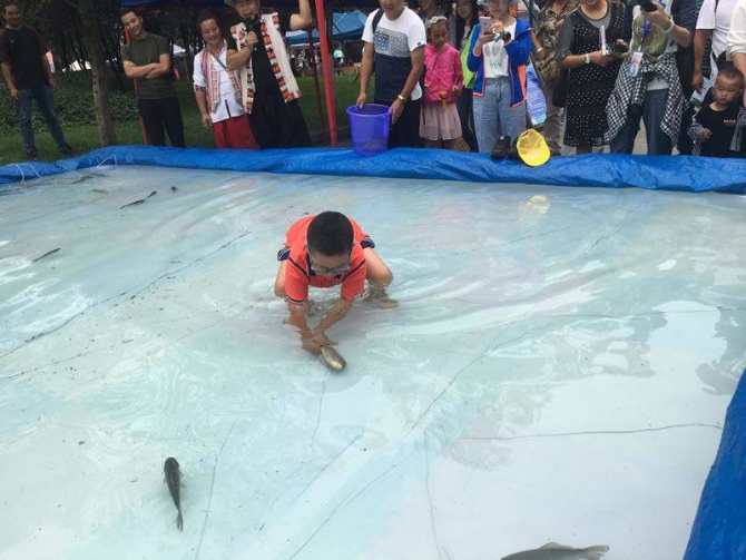 現(xiàn)場(chǎng)摸魚比賽 現(xiàn)場(chǎng)摸魚比賽